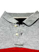 Yves Saint Laurent Poloshirt blau-rot-grau