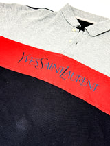 Yves Saint Laurent Poloshirt blau-rot-grau