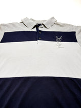 Yves Saint Laurent Poloshirt blau-weiss-grau
