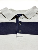 Yves Saint Laurent Poloshirt blau-weiss-grau