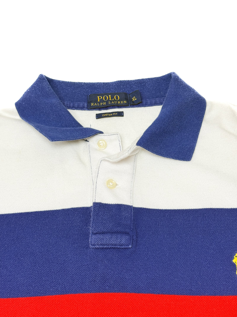 Polo Ralph Lauren Poloshirt rot-blau-weiss gestreift